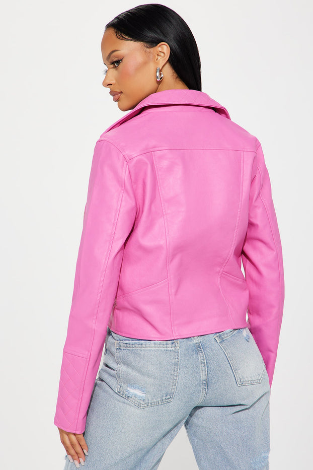 Forever In Style Vegan Leather Jacket